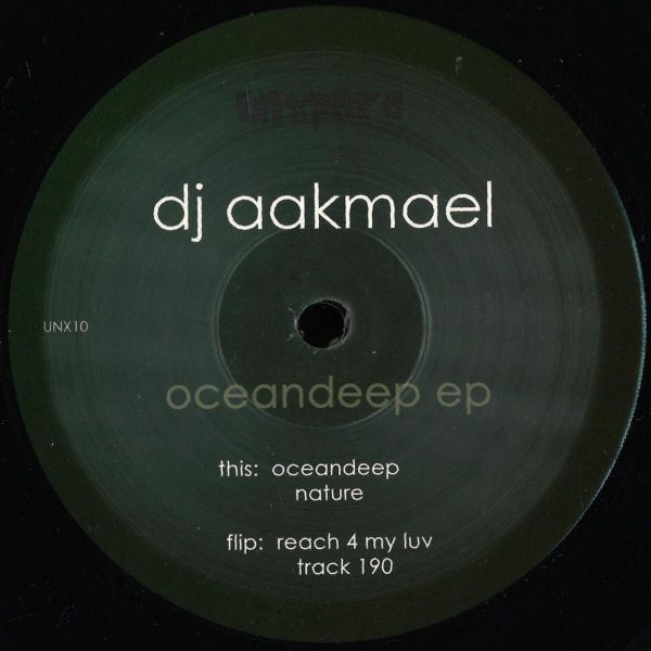 DJ Aakmael — Oceandeep vinyl cover