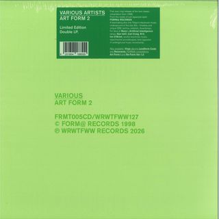 Various — Art Form 2 (LP 2x12") vinyl cover