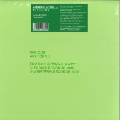 Various — Art Form 2 (LP 2x12") vinyl cover