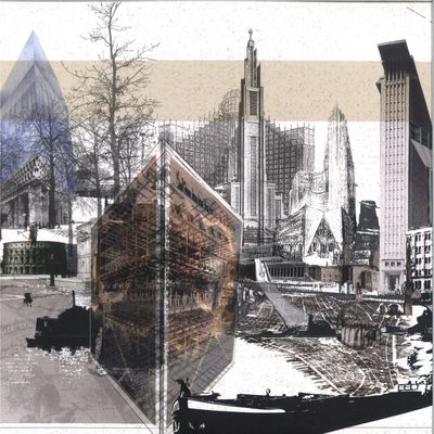 Zentaskai — The Architecture Of The Mind LP 3x12" vinyl cover