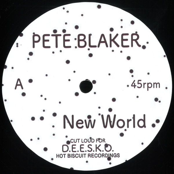 Pete Blaker — New World vinyl cover