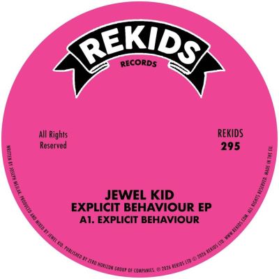 Jewel Kid — Explicit Behaviour EP vinyl cover