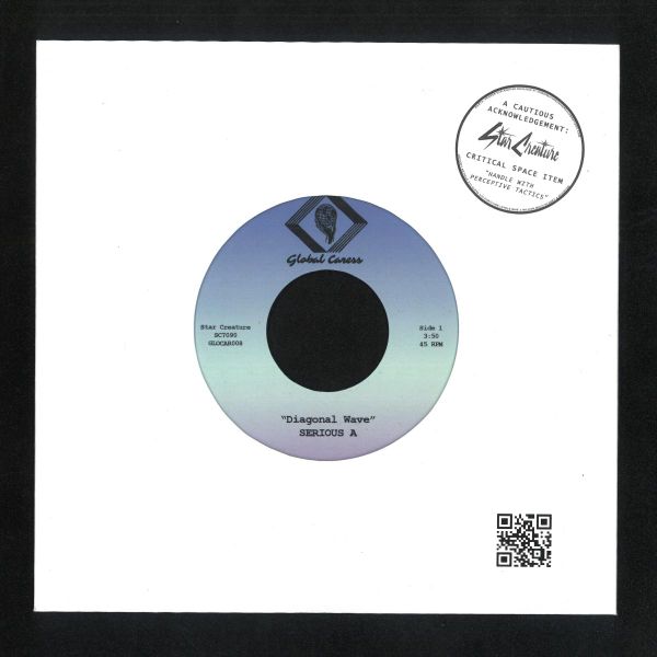 Serious A — Diagonal Wave & Songo Blu 7" vinyl cover