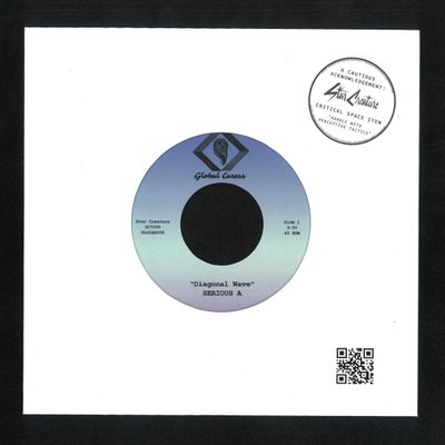 Serious A — Diagonal Wave & Songo Blu 7" vinyl cover