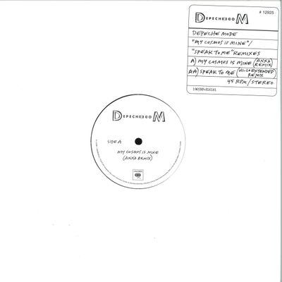 Depeche Mode — My Cosmos Is Mine / Speak To Me (Remixes) vinyl cover