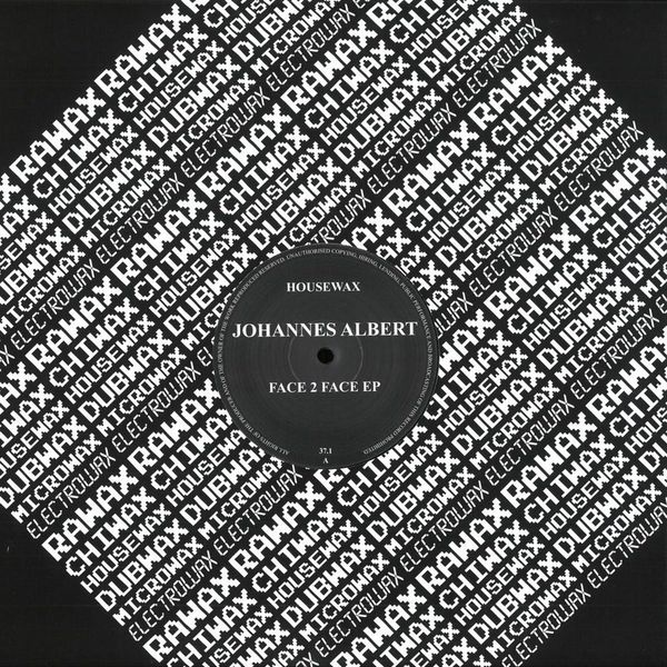 Johannes Albert — FACE 2 FACE EP vinyl cover
