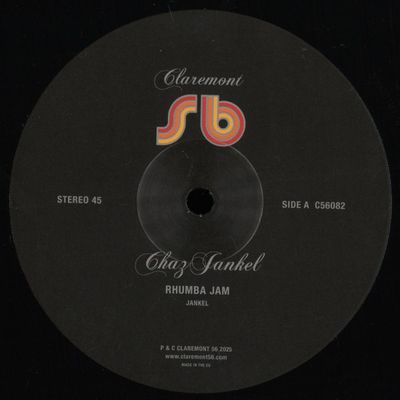 Chaz Jankel — Rhumba Jam vinyl cover
