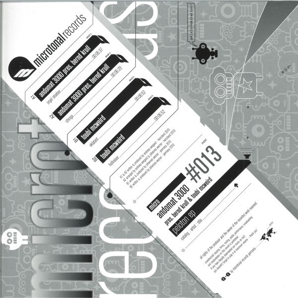 Andomat 3000, Bernd Krull, Toubi Mcweird — Peloton EP vinyl cover