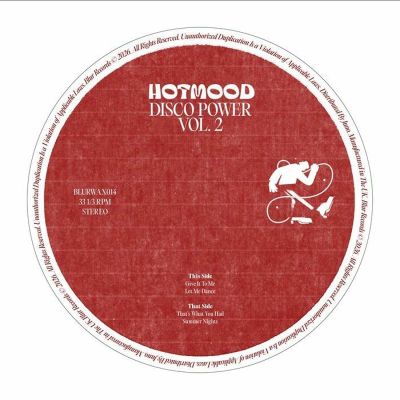 Hotmood — Disco Power EP Vol 2 vinyl cover