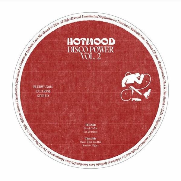 Hotmood — Disco Power EP Vol 2 vinyl cover