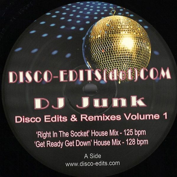 DJ Junk — Disco Edits & Remixes Volume 1 vinyl cover
