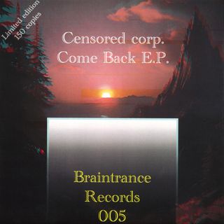 Censored Corp — Come Back vinyl cover