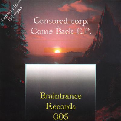 Censored Corp — Come Back vinyl cover