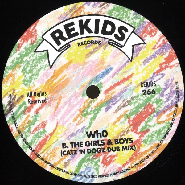 Wh0 — The Girls & Boys vinyl cover