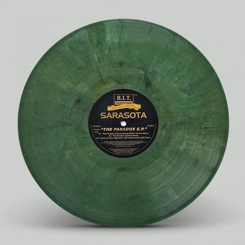 Sarasota — The Paradox E.P. vinyl cover