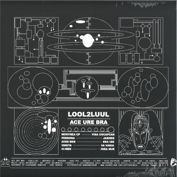 Lool2Luul — ACE URE BRA LP vinyl cover