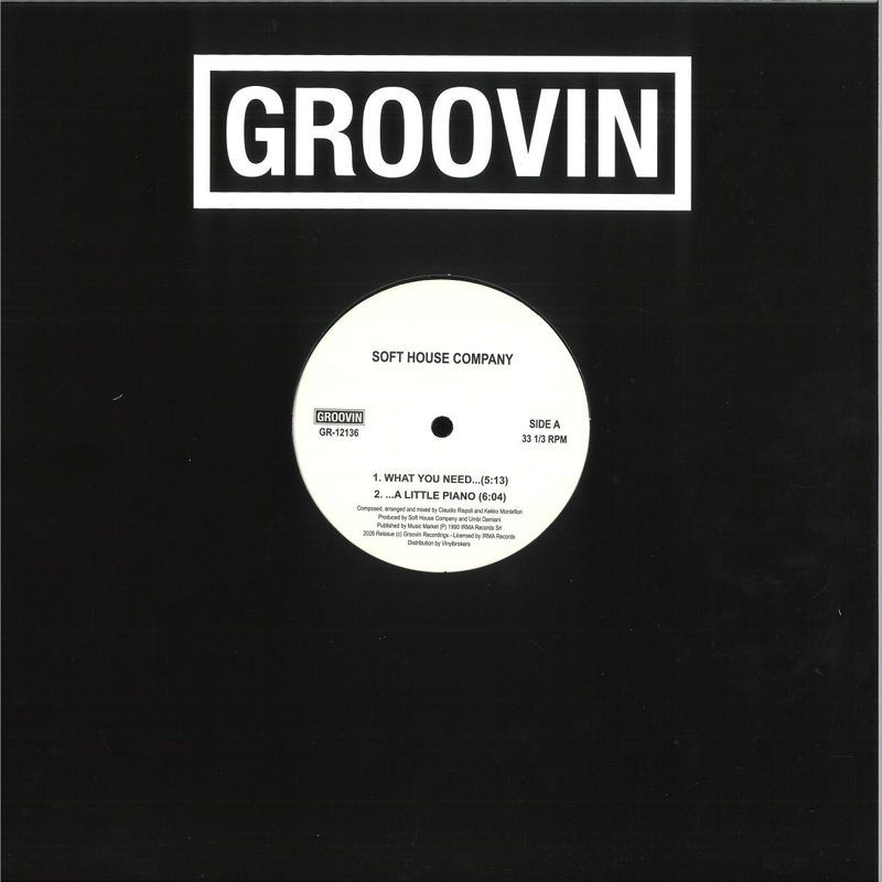Soft House Company / Key Tronics Ensemble — What You Need / A Little Piano / Calypso Of House vinyl cover