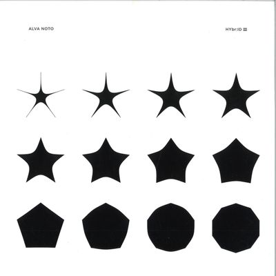 Alva Noto — HYbr:ID III (2x12" LP) vinyl cover