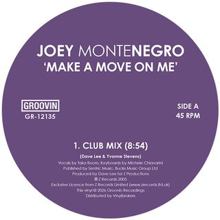 Joey Montenegro — Make A Move On Me vinyl cover