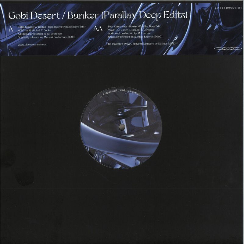 100Th Monkey, Tristan, Four Carry Nuts — Parallax Deep Edits vinyl cover