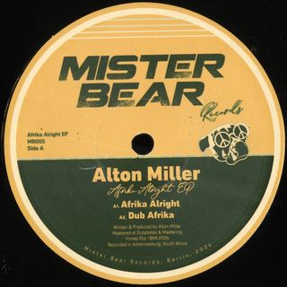 Alton Miller — Afrika Alright EP vinyl cover