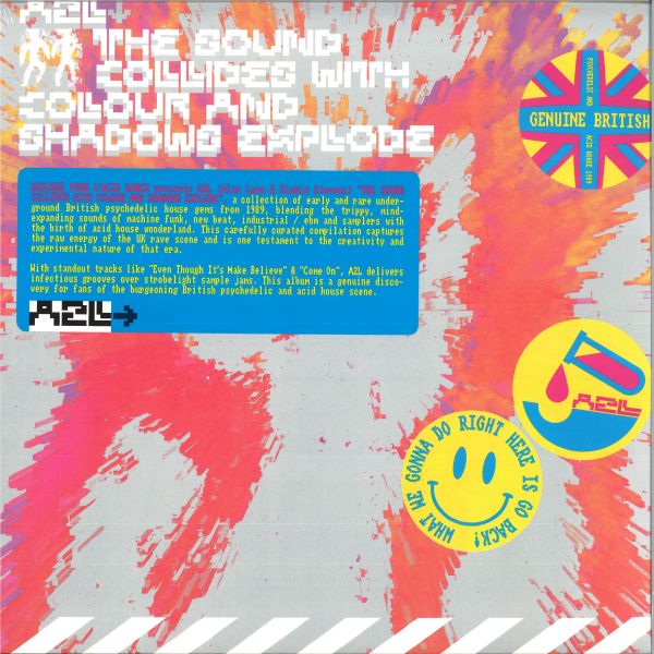 A2L — THE SOUND COLLIDES WITH COLOUR AND SHADOWS EXPLODE LP 2x12" vinyl cover
