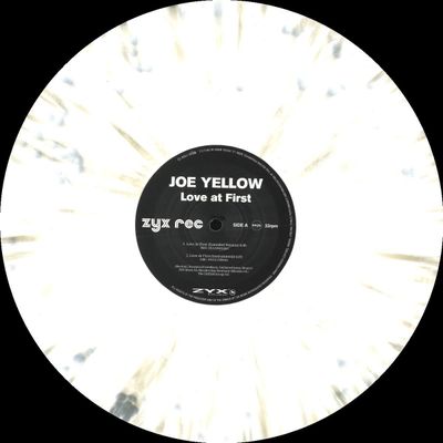 Joe Yellow — LOVE AT FIRST vinyl cover
