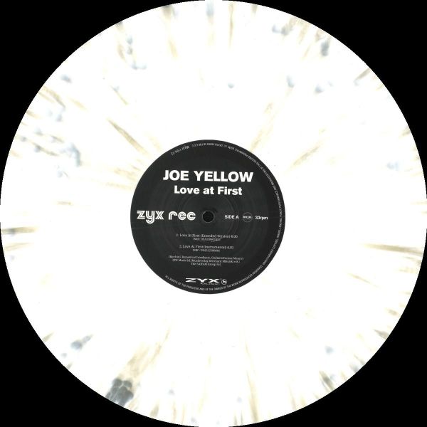 Joe Yellow — LOVE AT FIRST vinyl cover
