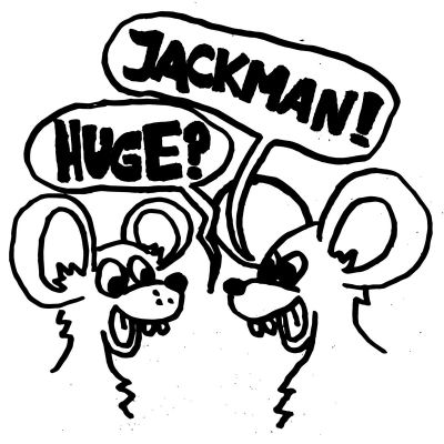 Huge Jackman — Huge Tracks, Man ... vinyl cover