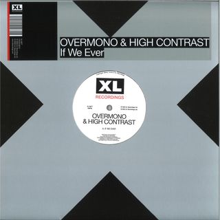 Overmono, High Contrast — IF WE EVER vinyl cover