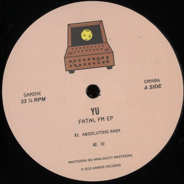 Yu — Fatal FM EP vinyl cover