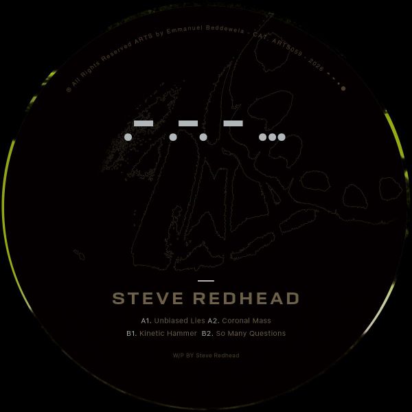 Steve Redhead — Kinetic Hammer EP vinyl cover