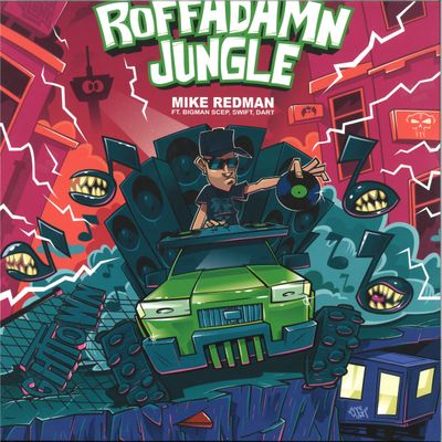 Mike Redman — Roffadamn Jungle 2x12" vinyl cover