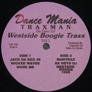 Traxman — Westside Boogie Trax vinyl cover