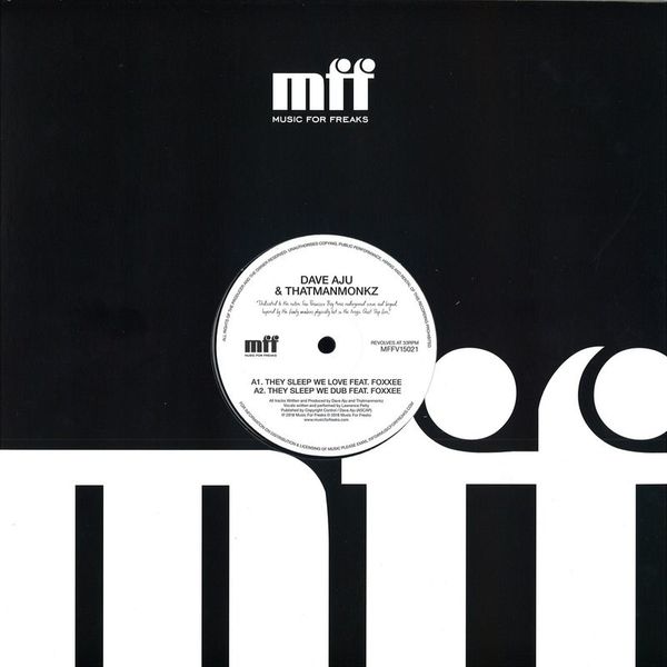 Dave Aju, Thatmanmonkz, Foxxee — They Sleep We Love vinyl cover
