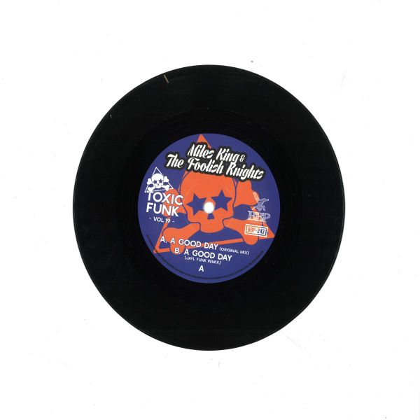 Miles King, The Foolish Knights — Toxic Funk Vol. 19 vinyl cover