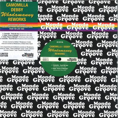 Whodamanny — CAMOMILLA AND DEBBY / WHODAMANNY REWORKS EP vinyl cover
