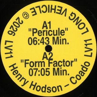 [artist]Henry Hodson — Coado LP 2x12" vinyl cover