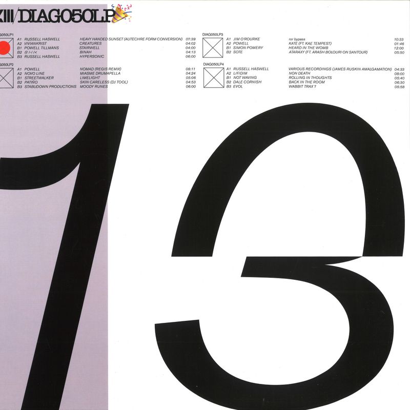 Various — 13 LP vinyl cover