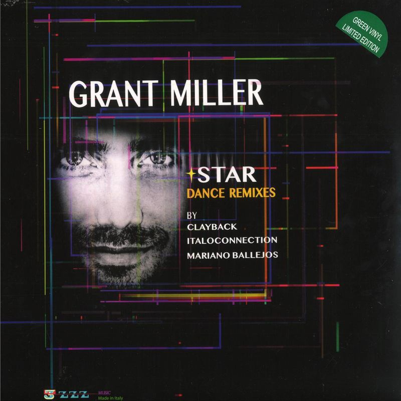Grant Miller — STAR - DANCE REMIXES EP vinyl cover