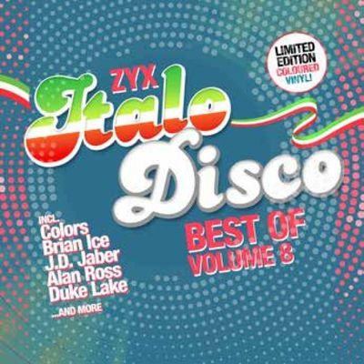 Various — ZYX Italo Disco: Best Of Vol. 8 LP 2x12" vinyl cover