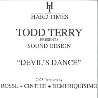 Todd Terry, Sound Design — Devil's Dance (2025 Remixes) vinyl cover