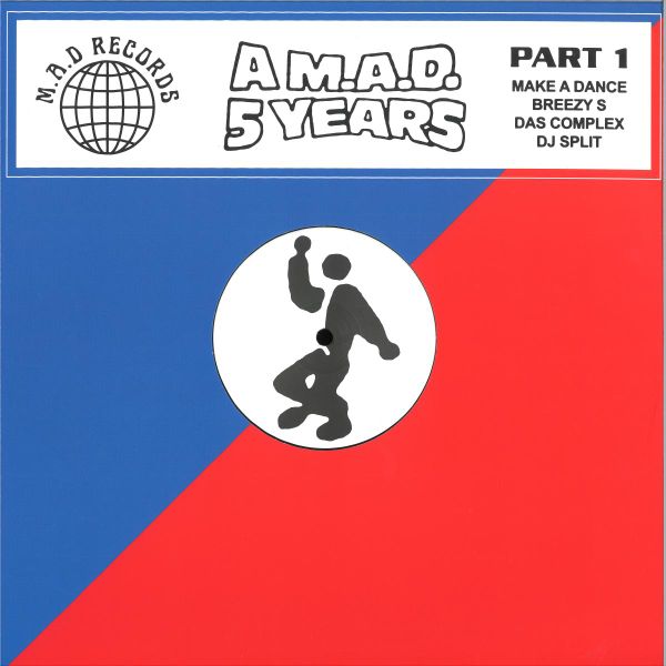 Various — A M.A.D 5 YEARS Pt.1 vinyl cover