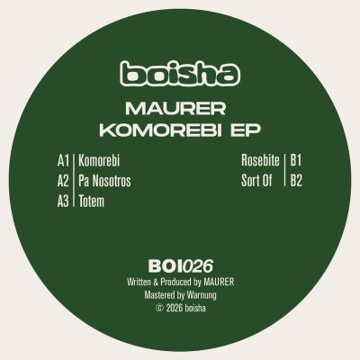 Maurer — KOMOREBI vinyl cover