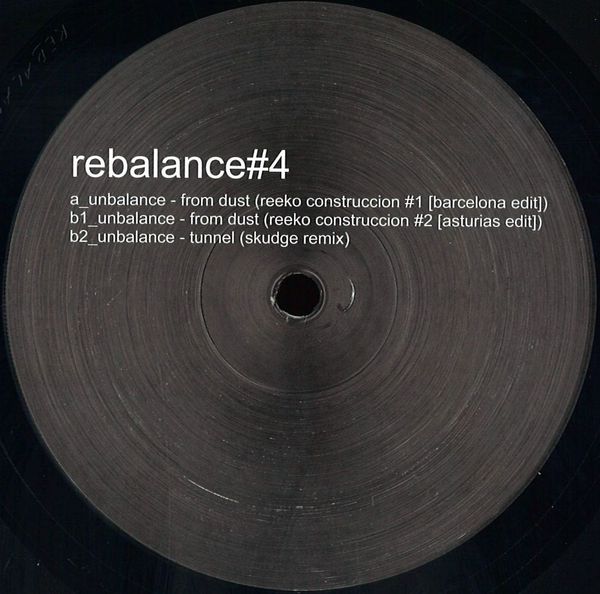 Unbalance — Reeko & Skudge Remixes vinyl cover