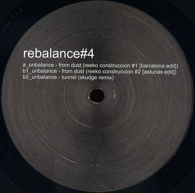 Unbalance — Reeko & Skudge Remixes vinyl cover