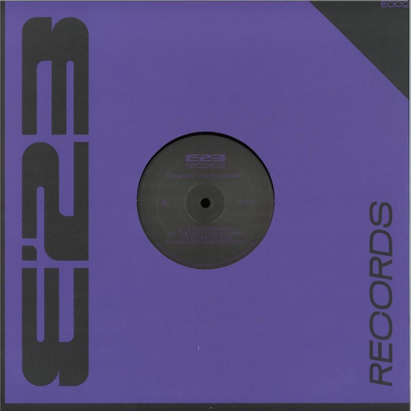 Mavanov — EXILED IN BINARY LP vinyl cover