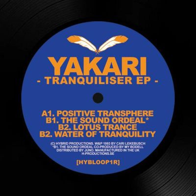 Yakari aka Cari Lekebusch — Tranquiliser EP (reissue) vinyl cover