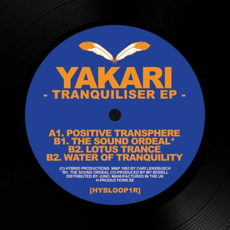 Yakari aka Cari Lekebusch — Tranquiliser EP (reissue) vinyl cover
