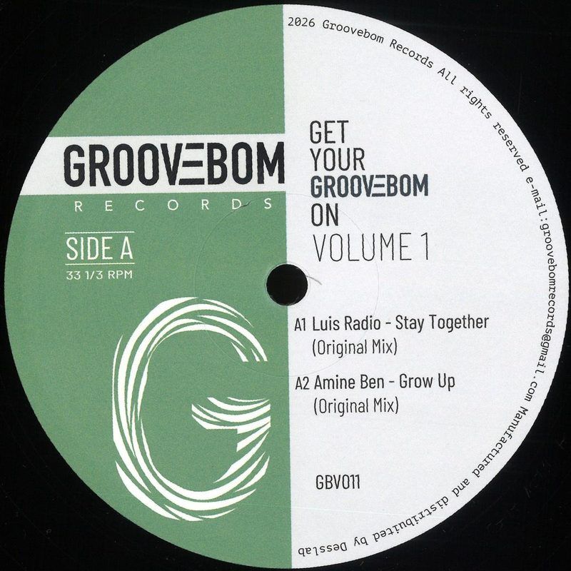 Various — Get Your Groovebom On - Volume 1 vinyl cover